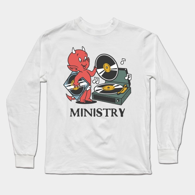 ministry devil record Long Sleeve T-Shirt by mantaplaaa